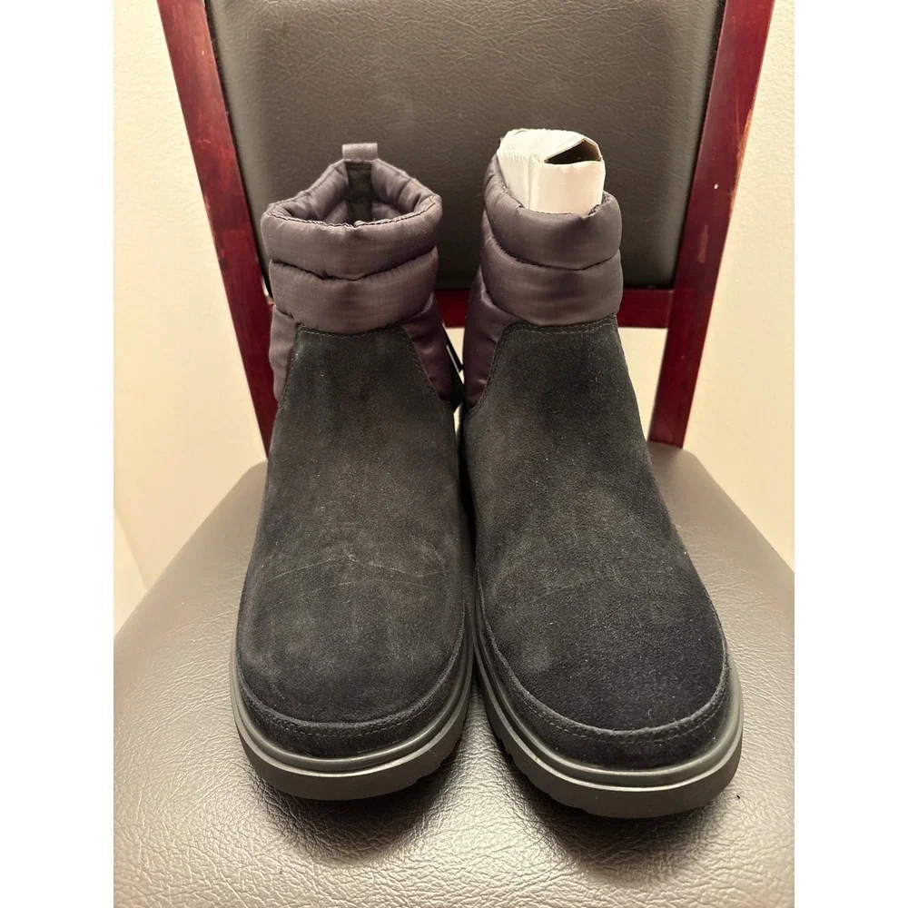 New UGG Men's Waterproof Winter Snow Boots Black Thinsulate Insulation Size 10